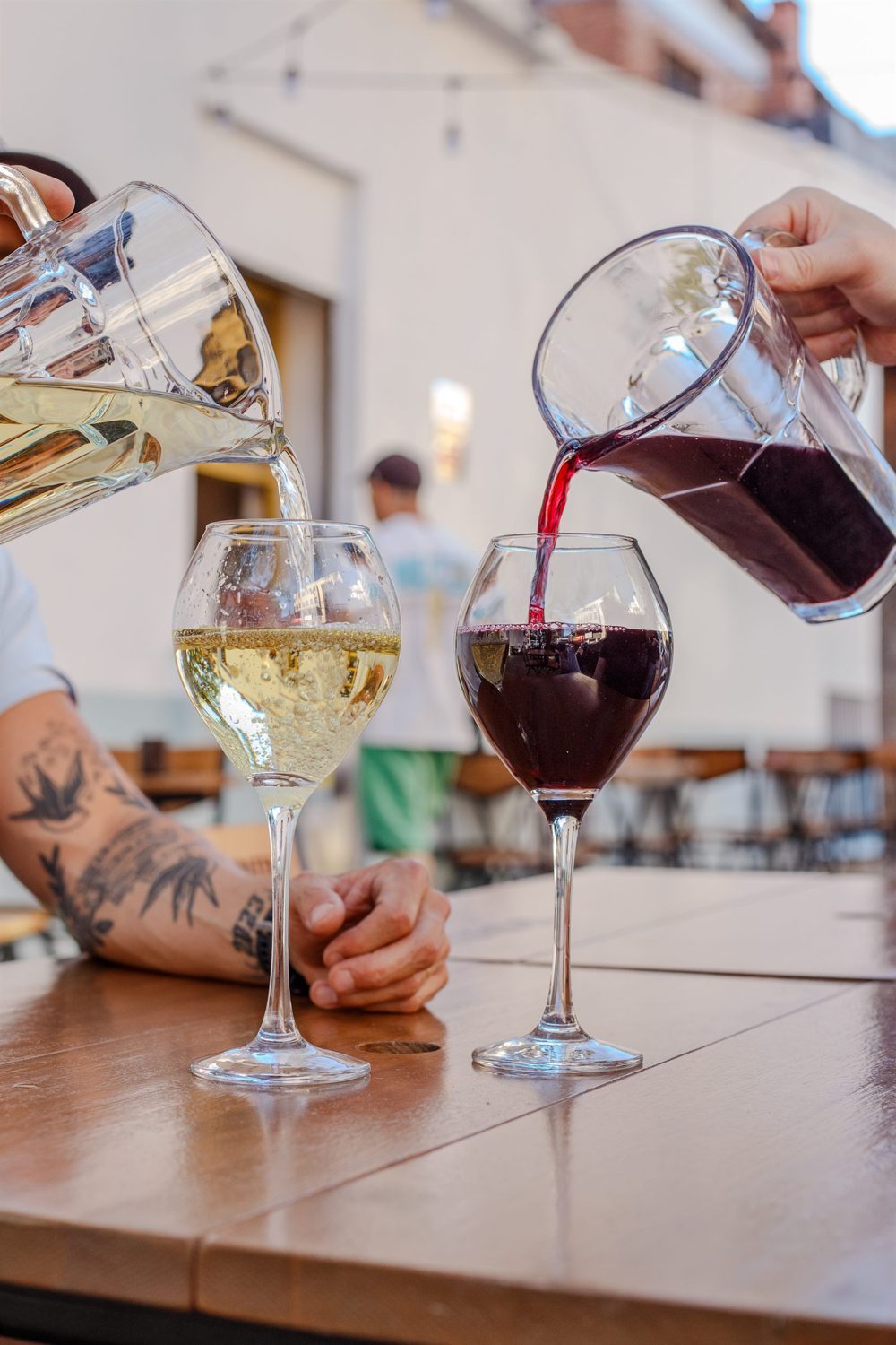 Duas taças de vinho